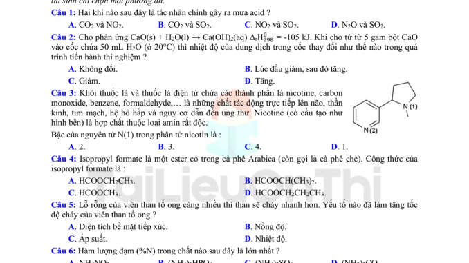 đề thi thử thpt môn hóa Phan Bội Châu Nghệ An