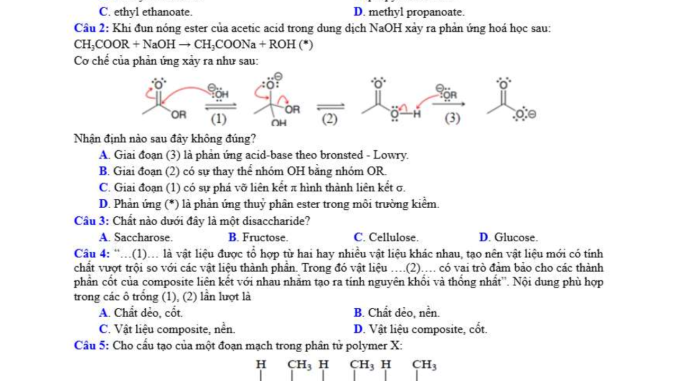 đề thi thử thpt môn hóa Sở Tuyên Quang