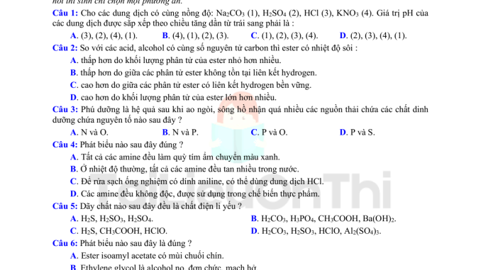 đề thi thử thpt môn hóa chuyên Bắc Ninh
