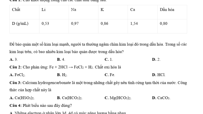 Đề thi thử tốt nghiệp THPT năm 2025 môn Hóa sở GDĐT Phú Thọ